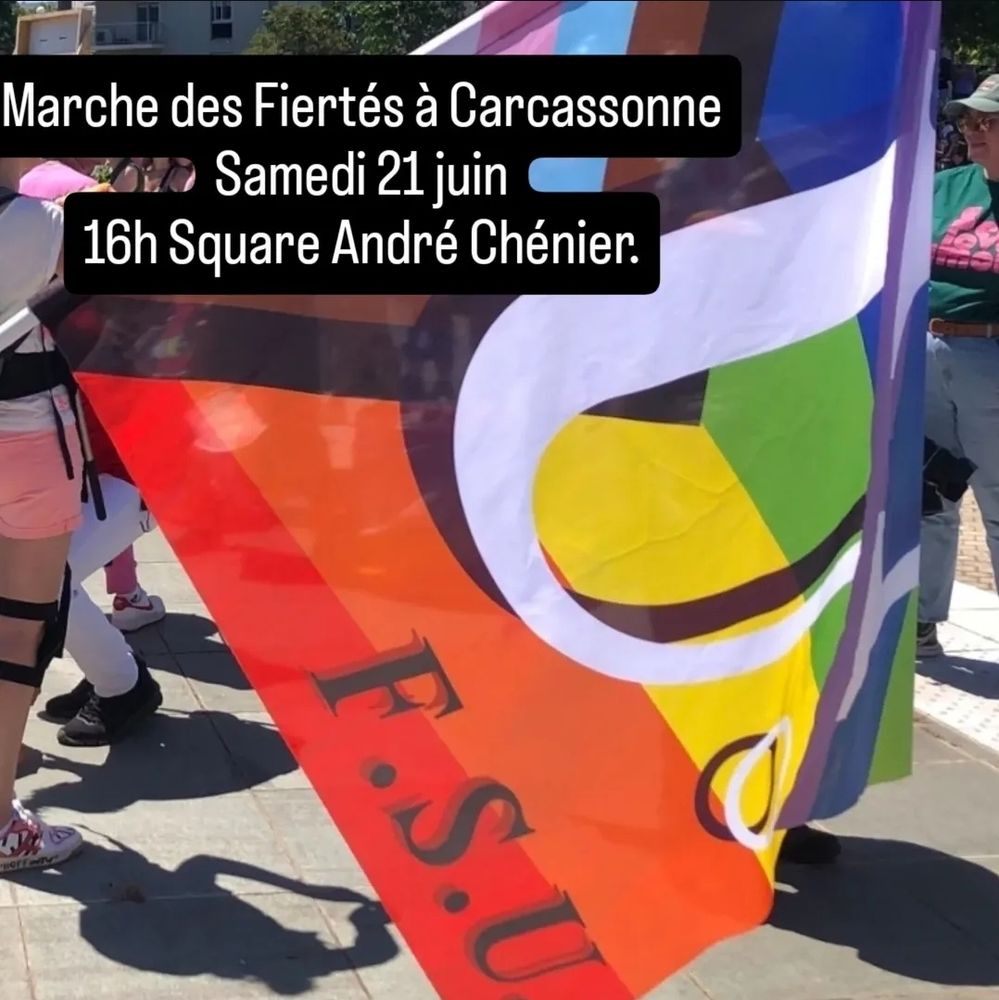 Drapeau FSU LGBTQIA+