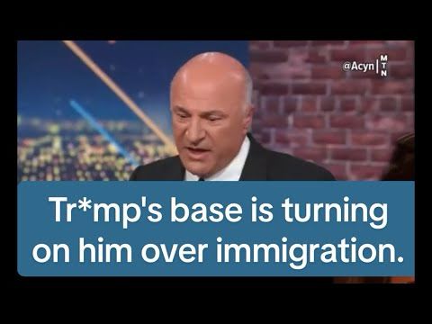 Tr*mp's base is turning on him over immigration. 