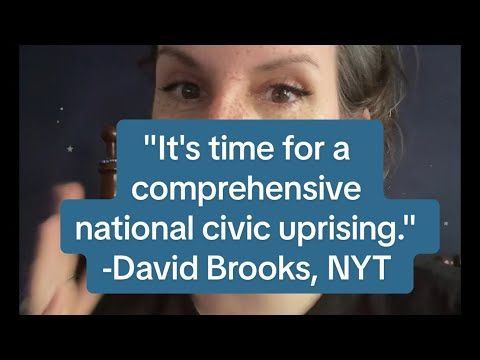 Important voices are calling for a "Comprehensive National Civic Uprising"... What does that mean?