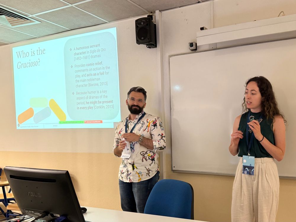 Allison Anne Keith and Antonio Rojas Castro present at DH2025
