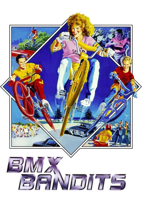The movie poster for BMX Bandits, 1983 - ★★★