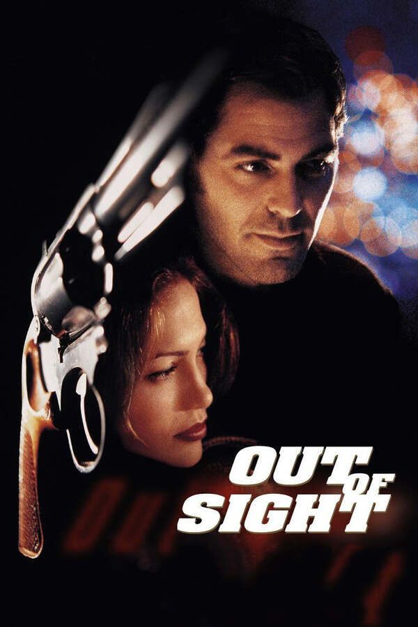 The movie poster for Out of Sight, 1998 - ★★★★