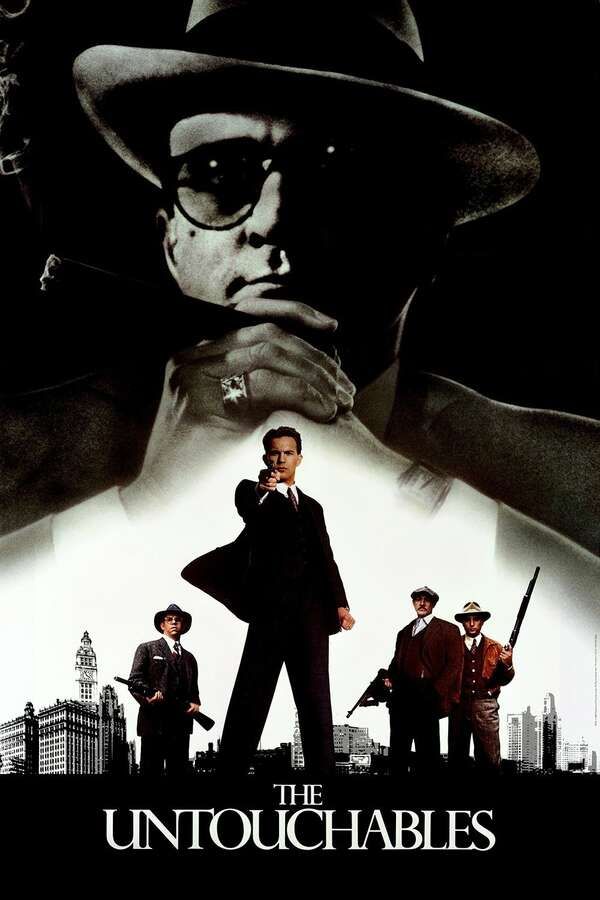 The movie poster for The Untouchables, 1987 - ★★★