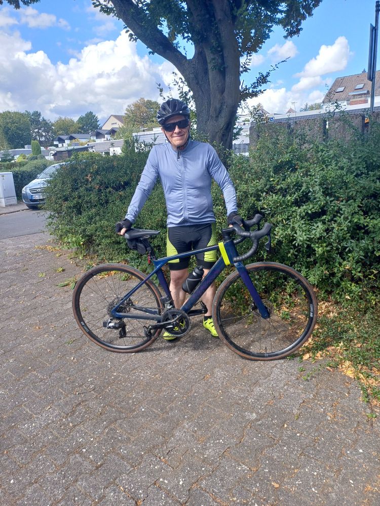 Me moments before today's ride.