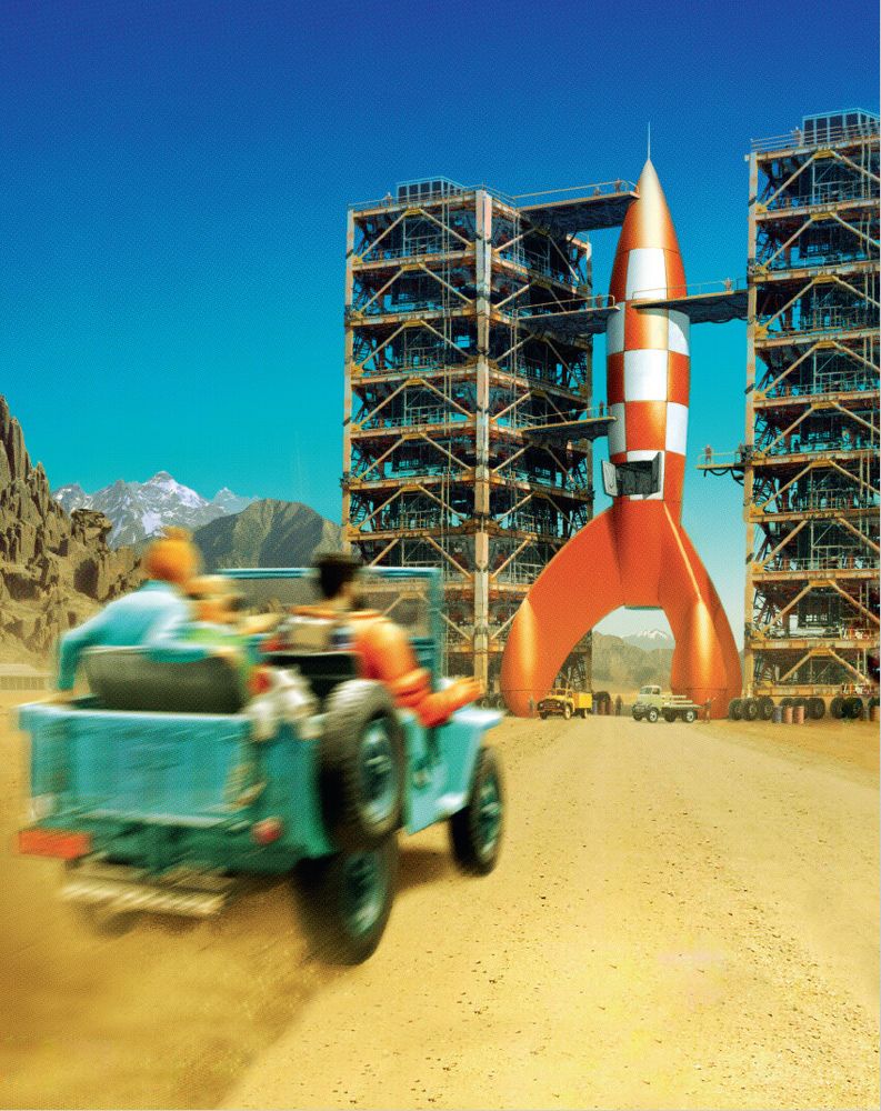 Destination Moon Rendering - Artist: Greg Broadmore