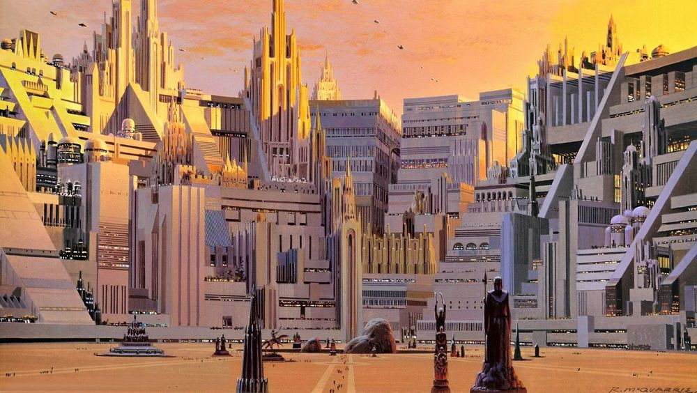 Coruscant, art by Ralph McQuarrie