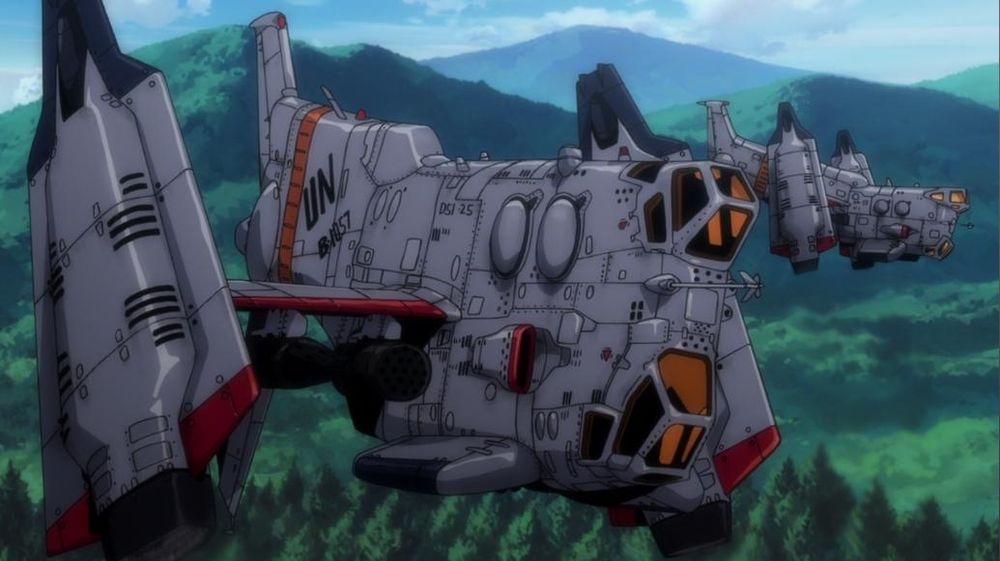 Heavy Fighter Jet-VTOL (YAGR-3B Close Air Support VTOL Aircraft in Rebuild of Evangelion 1.0, 2007)