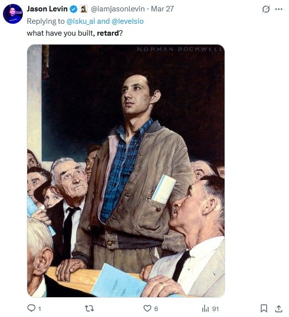 Jason Levin tweet 