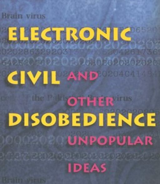 Cover of Electronic Civil Disobedience and Other Unpopular Ideas by Critical Art Ensemble. 