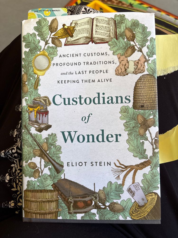 Cover of a book: Custodians of Wonder. Ancient customs, profound traditions, and the last people keeping them alive. 