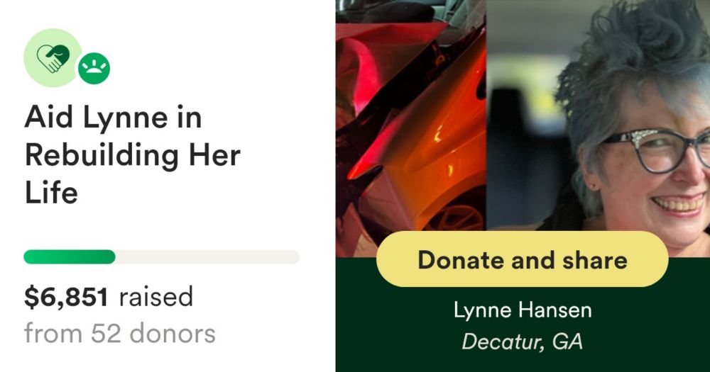 Donate to Help Lynne Hansen Rebuild After Car Accident, organized by Lynne Hansen