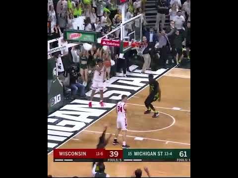 Flashback: Gabe Brown Throws It Down | Dunk Reel | Michigan State Basketball