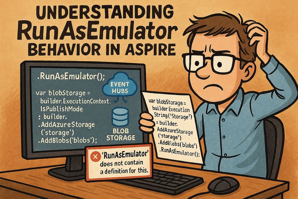 Understanding RunAsEmulator() Behavior in Aspire