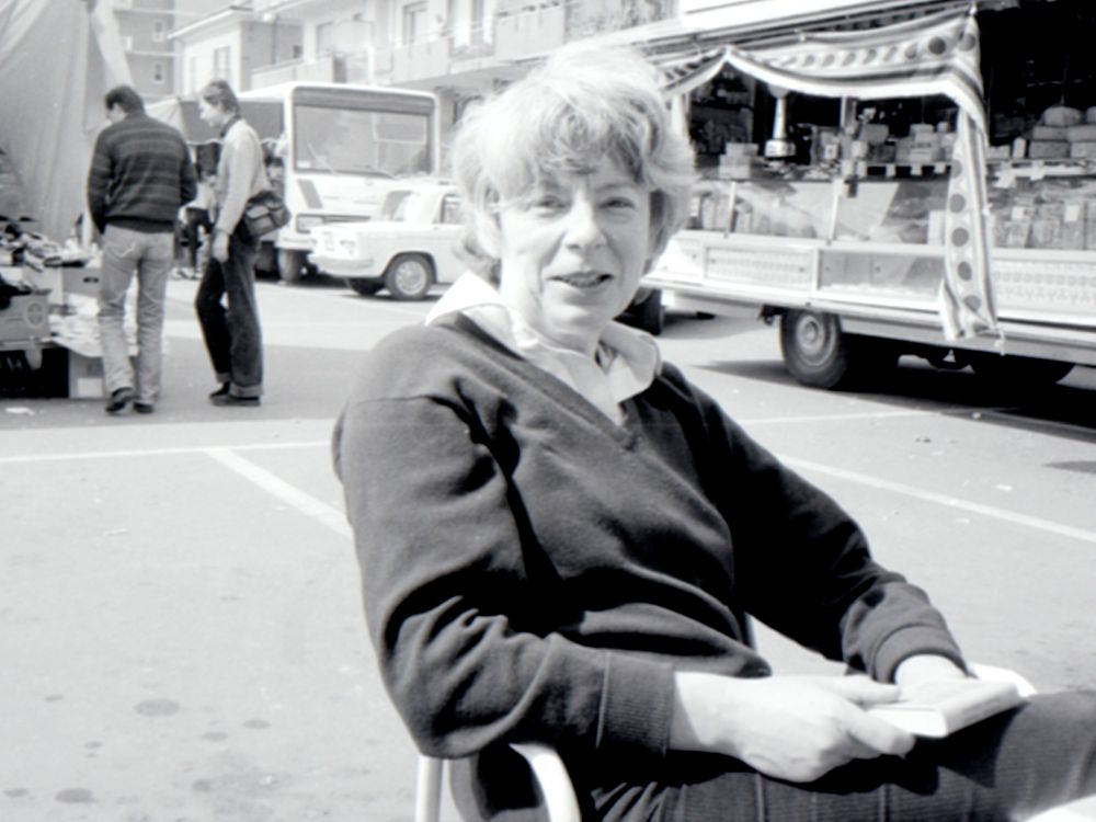 Hildegard Brenner in 1981 in Italien. Foto: DLA Marbach (Anja Bleeser).
