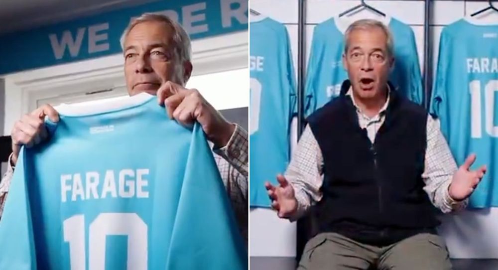 Nigel Farage - a man who has previously called for politics to play no part in football - up a Reform UK football club.
