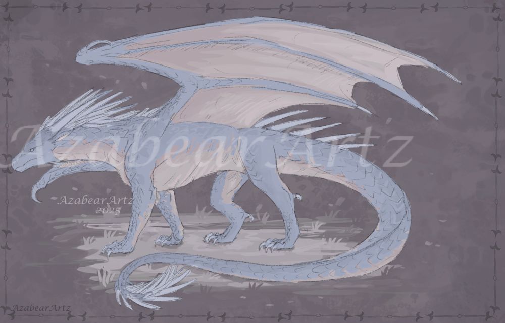 Pale blue and cream Icewing