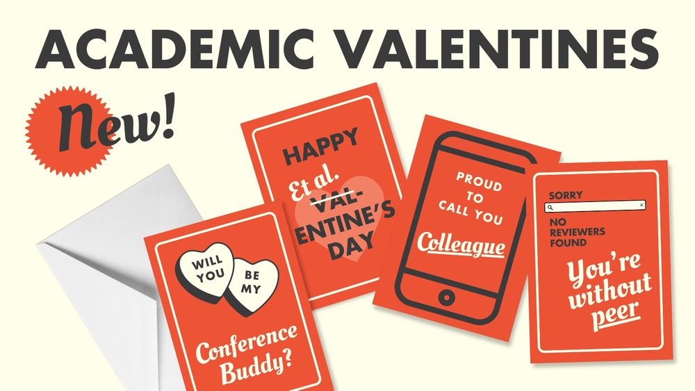 An array of academic valentines