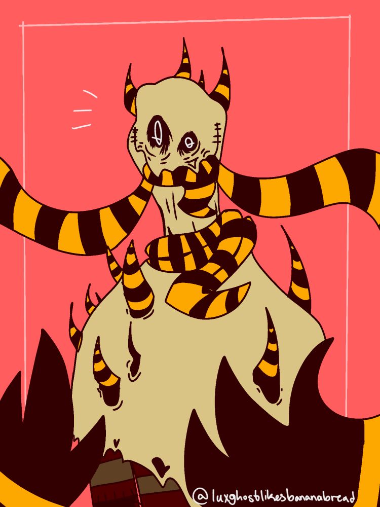 A drawing of Simon, a character of Pastra, offering a hug to the camera!