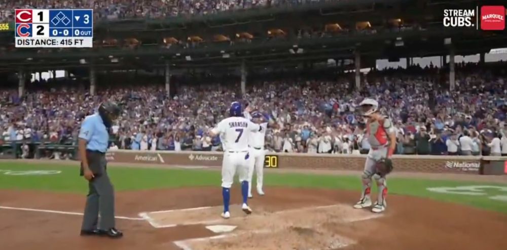 This article is brought to you by Feldco, Chicago's Home Renewal Experts. Family owned since 1976, Feldco helps homeowners transform their homes with quality windows, siding, doors and roofing. Call 866-4FELDCO today! The Cubs had some bad luck tonight, with starter Mike Soroka exiting the game with an apparent injury. But they had some good luck too, as the same thing happened to Reds starter Nick Lodolo (seemed to be a blister, but we’ll see). In any case, I think the Cubs came out on the better end of that double-exit, because Lodolo has been (and continued to look) absolutely nasty. Dansby Swanson took immediate advantage, swatting his 17th homer of the season, while pushing the Cubs on top 2-1. we love to C it, Dansby 😁 pic.twitter.com/KLHvmjHvTb— Chicago Cubs (@Cubs) August 5, 2025