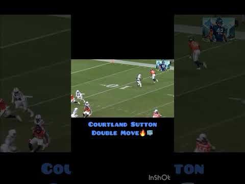 Nasty Double Move By Courtland Sutton 🔥 #nfl #broncos #fantasyfootball