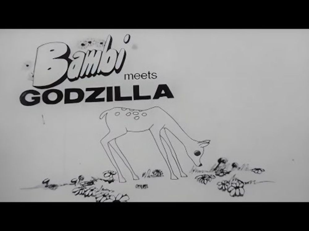 [4k] Bambi Meets Godzilla (1969) - Full Movie