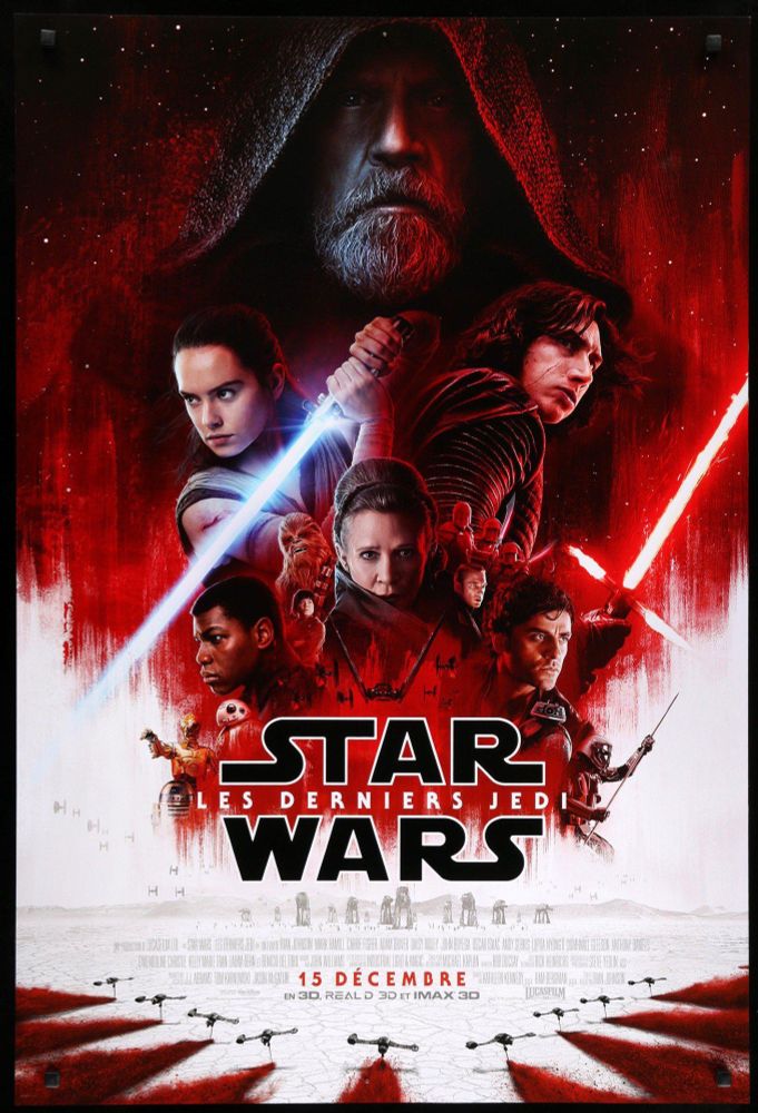 movie poster for Star Wars: Episode VIII - The Last Jedi