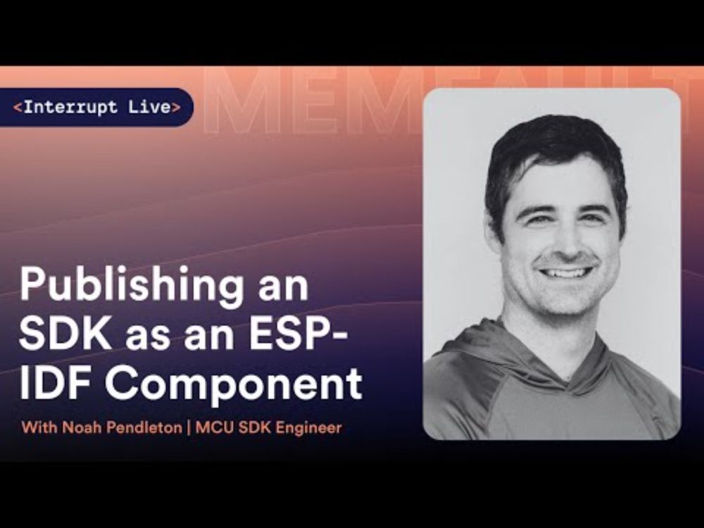 Interrupt Live: Noah Pendleton | MCU SDK Engineer @ Memfault