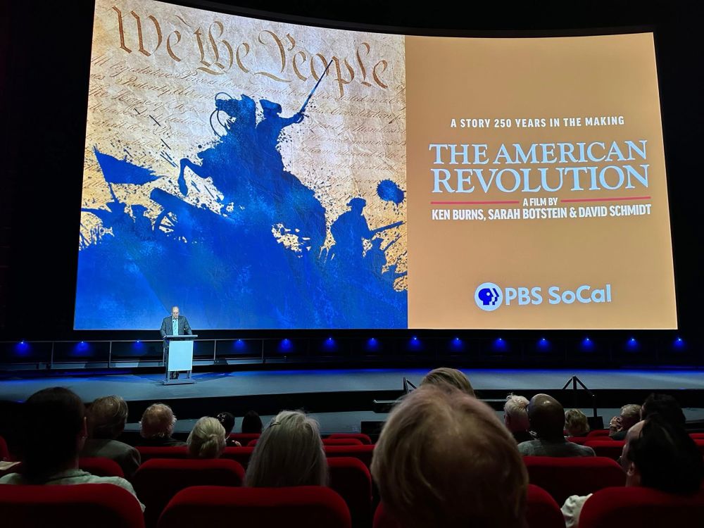 An event for Ken Burns upcoming documentary on The American Revolution 