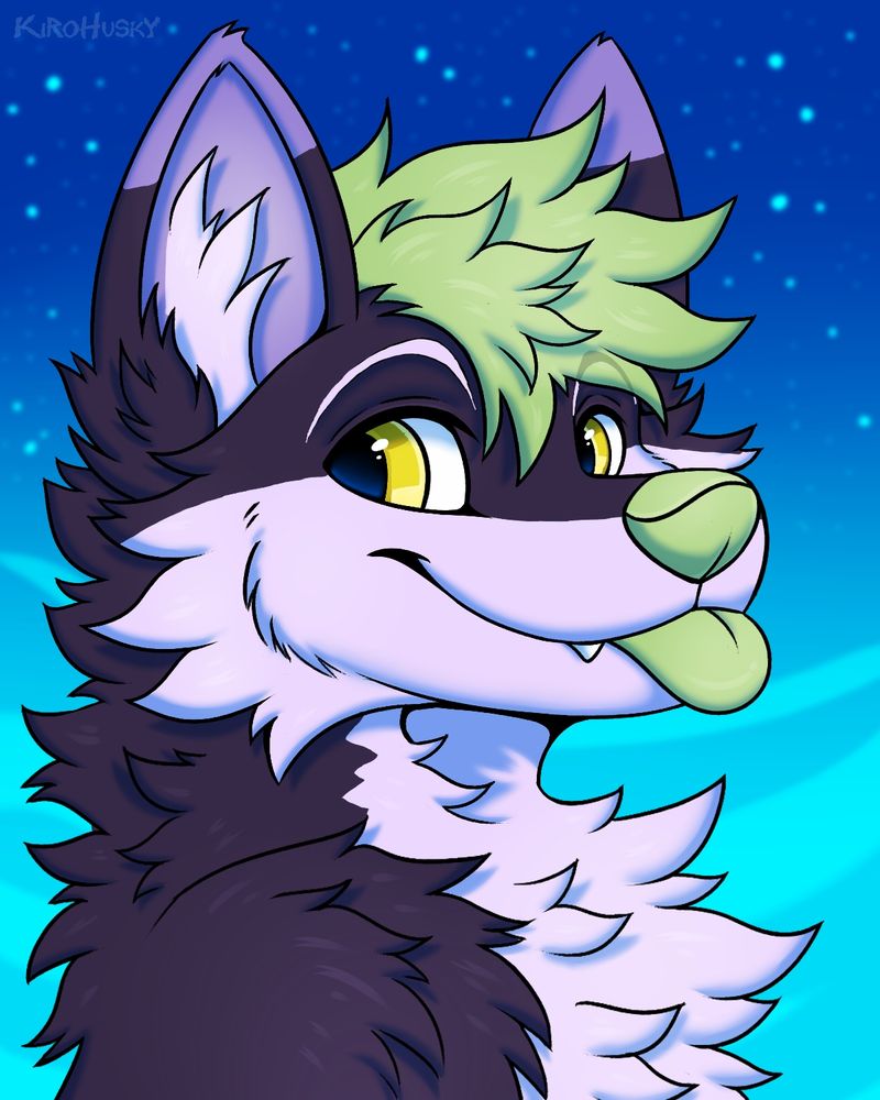 A filled in headshot portrait base of my fursona Rukey
#furry #furryart #gayfurry