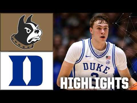 Wofford Terriers vs. Duke Blue Devils | Full Game Highlights | ESPN College Basketball