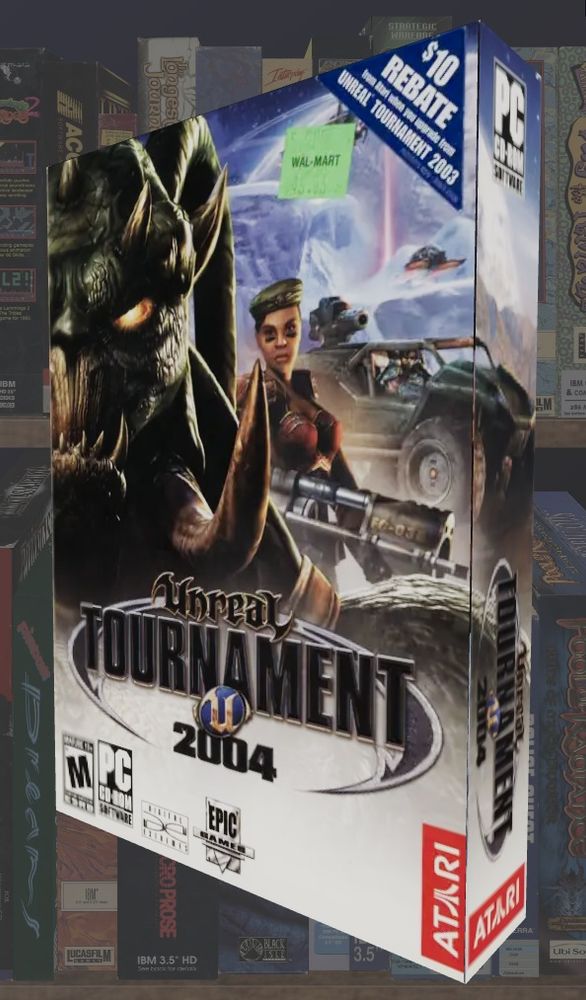 The box art for the small box release of Unreal Tournament 2004