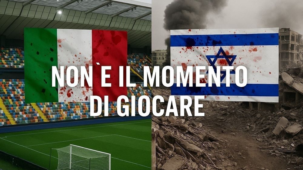 Annullare la partita Italia-Israele a Udine