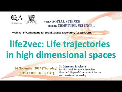 life2vec: Life trajectories in high dimensional spaces