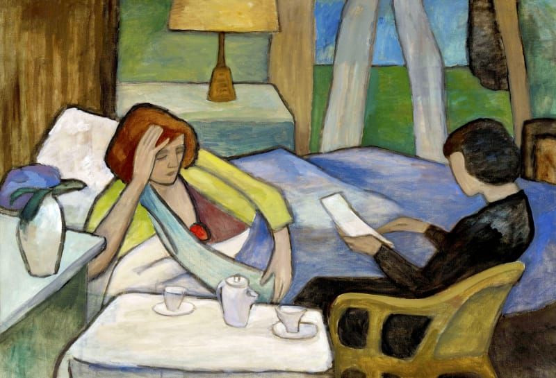 La carta (Enferma) de Gabrielle Munter