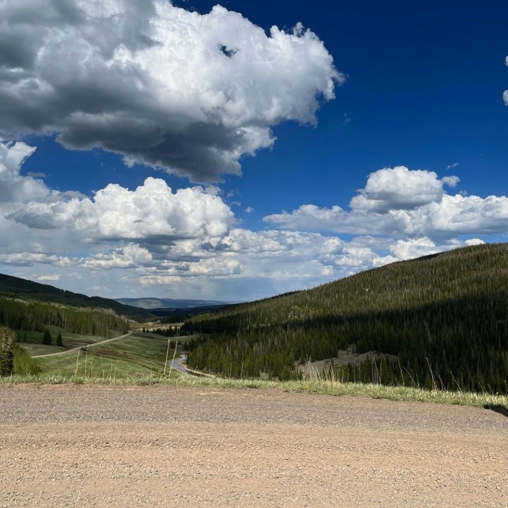Blue skies in Colorado 