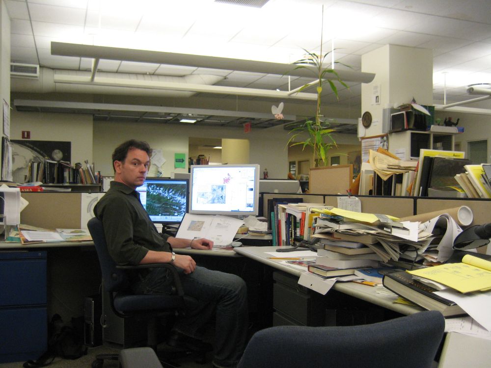 my desk at the NYT in 2006