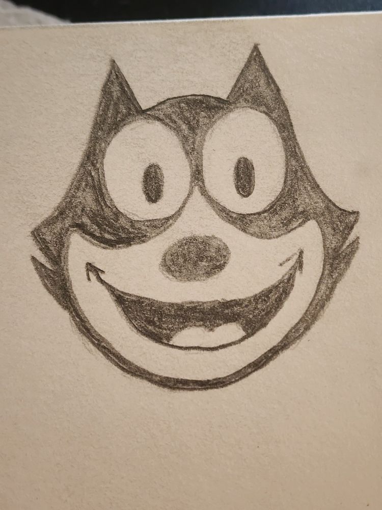 A drawing of Felix
