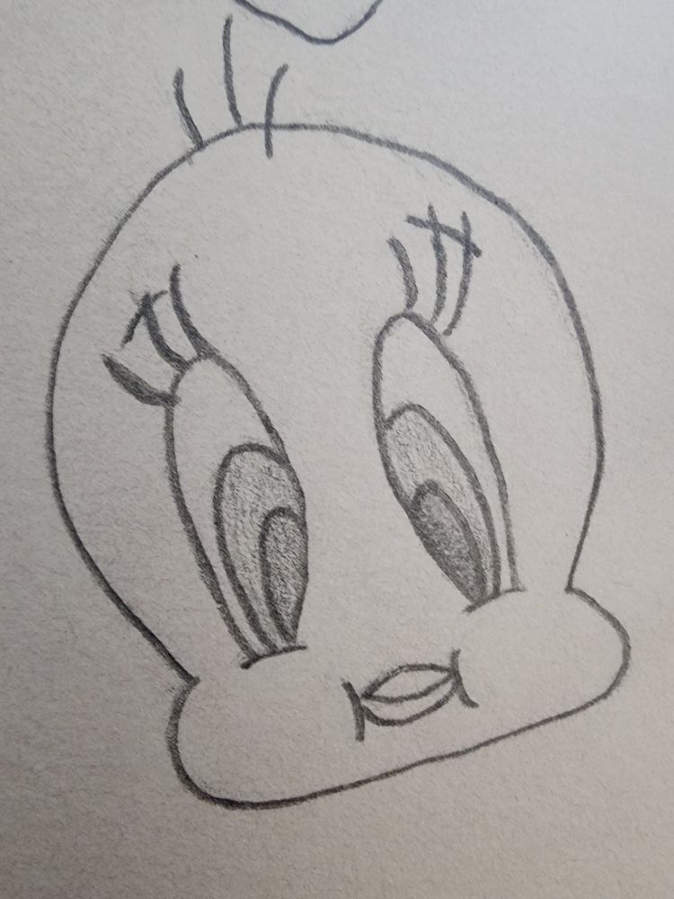 A drawing of Tweety