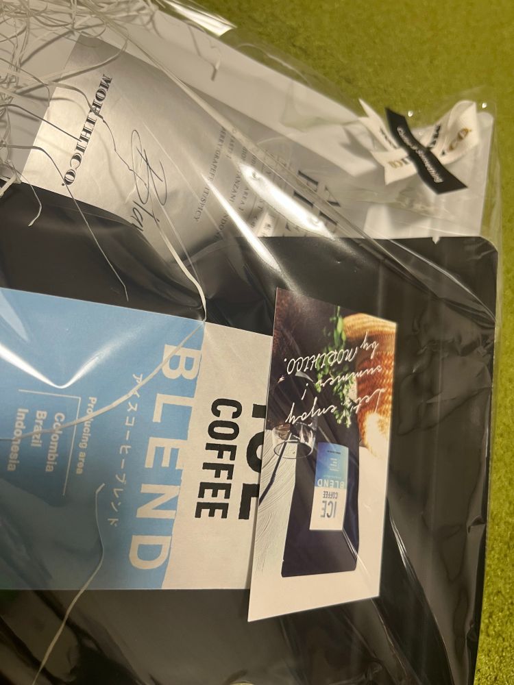 森彦珈琲のブレンドと、水出しコーヒーです………水出しコーヒー、大好き……この季節だから飲めるあっさり味………