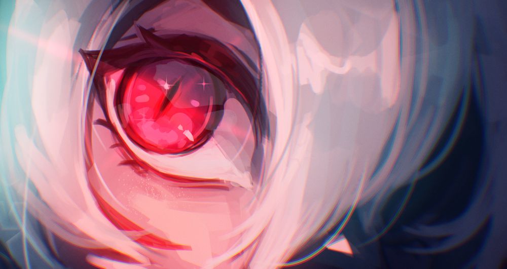 Lil painting sketch of Blaire's eye up close!