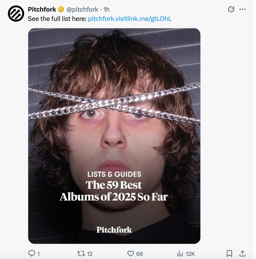 P4K: List & Guides: The 59 Best Albums of 2025 So Far 