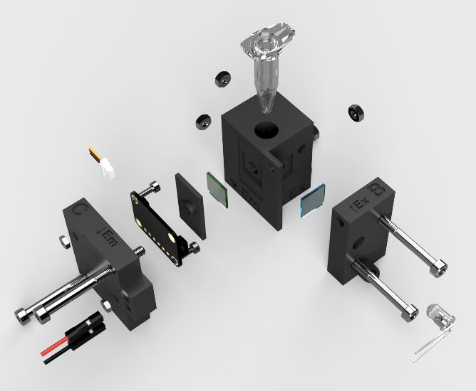 DIYNAFLUOR Exploded Filter Cube