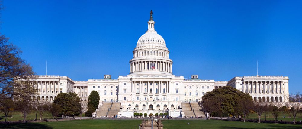 Image of the US Capitol building in Washington DC.