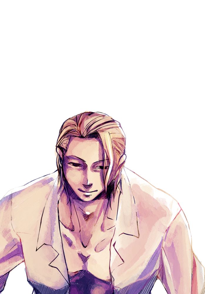 This picture is a fan-art.
Mr. Shiba from “Kagurabachi” (HOKAZONO Takeru sensei)