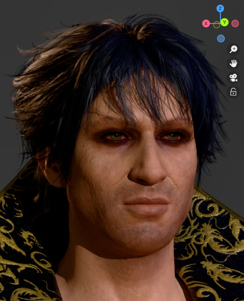 Gortash from BG3 in blender