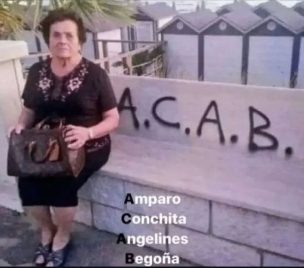 ACAB: amparo, conchita, angelines, begoña