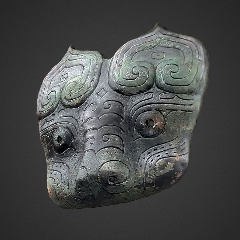 Chinese Bronze Beast Mask model thumbnail.