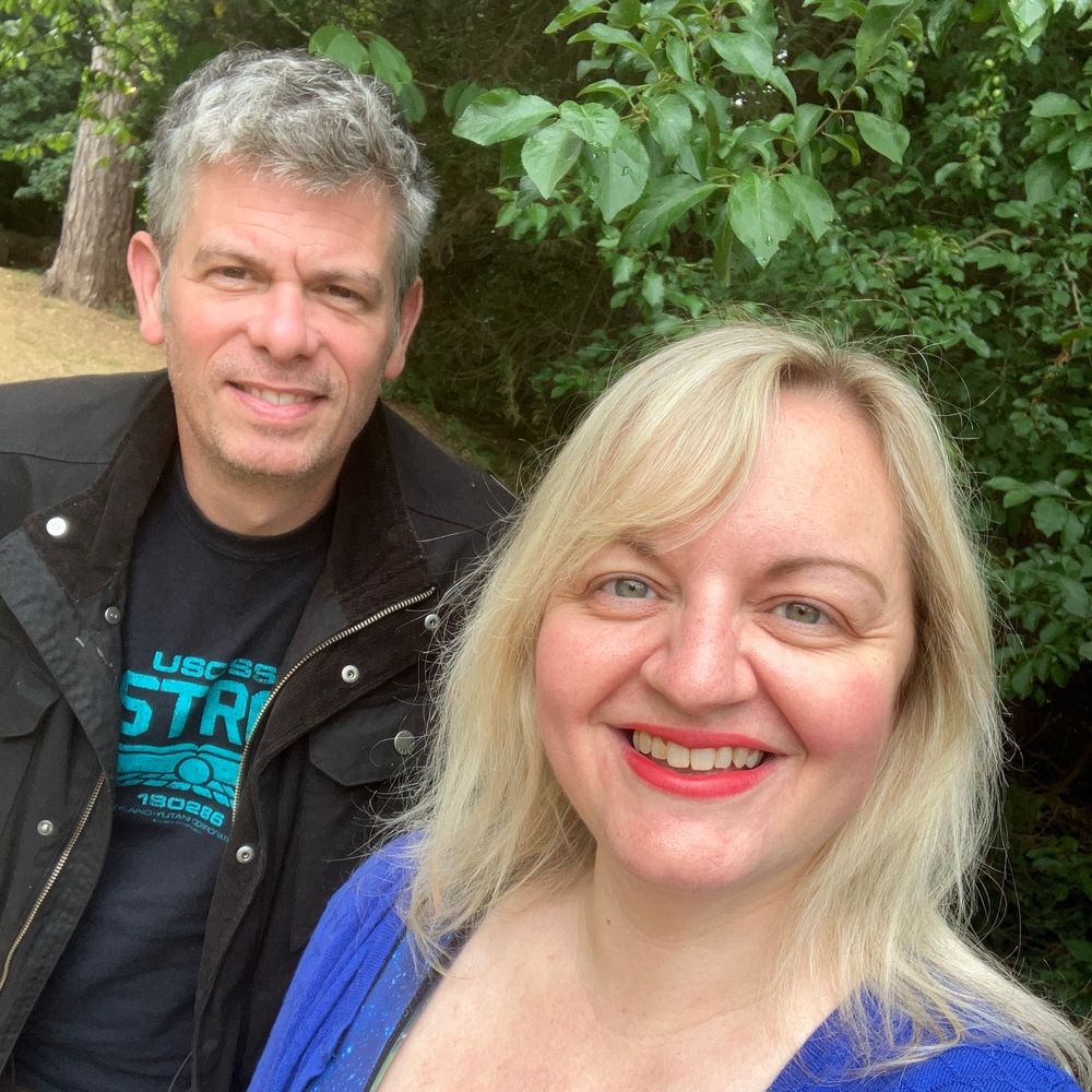 Adam and Jo in Barnwood Arboretum
