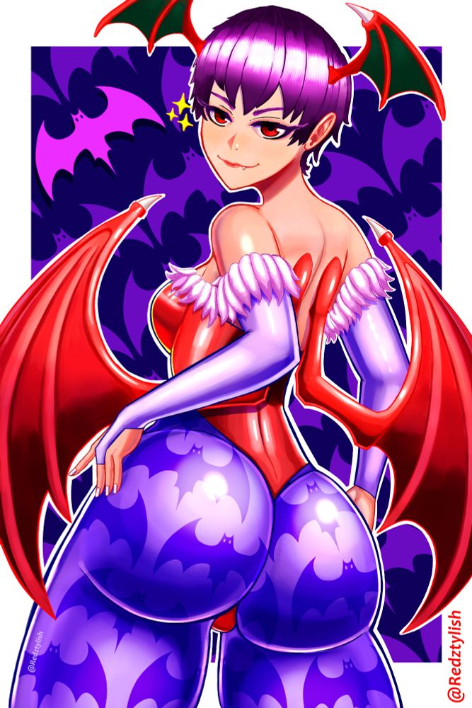 My favorite girl Lilith aesland from Darkstalkers! i love her! :D