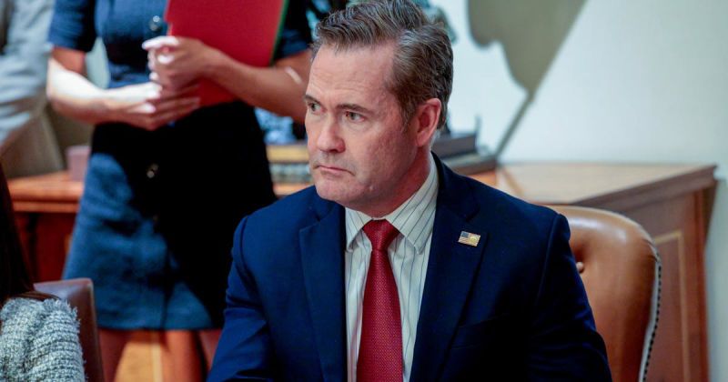 Mike Waltz Caught Checking Signal on His Phone in Cabinet Meeting
